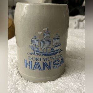 Collectible German Dortmunder Hansa Beer Stein Souvineer